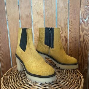 FP Movement by Free People Mustard Heeled Boots